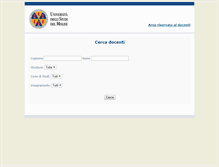 Tablet Screenshot of docenti.unimol.it